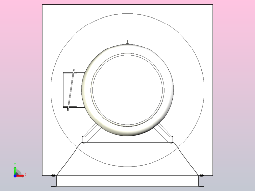 SYWB系列离心风机[SYPB1000]前视缩略图