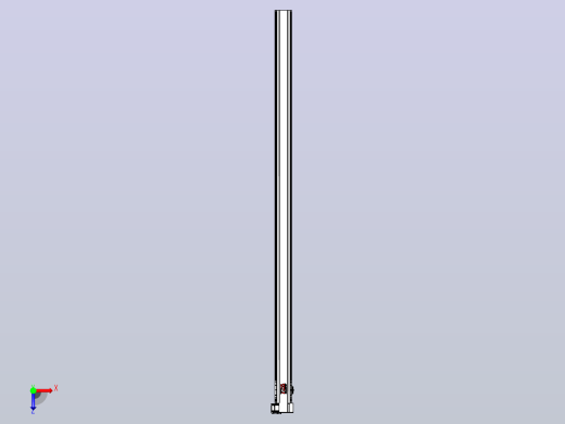 皮带直线轴半封闭可选导轨TPA-HNB-120D-110-L2550-RP-C-P40-N3俯视缩略图