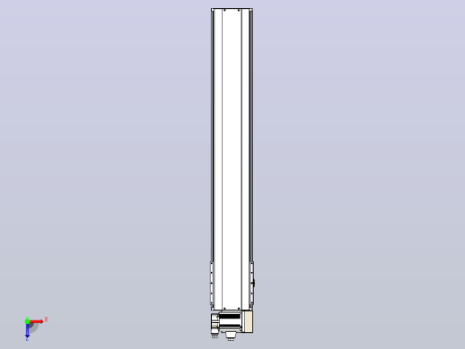 皮带直线轴半封闭可选导轨TPA-HNB-220D-176-L1200-RU-C-P1K-N3俯视缩略图