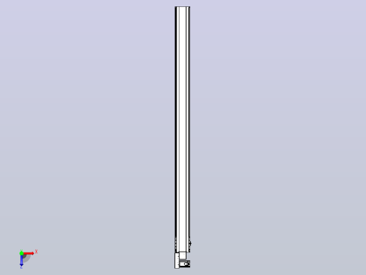 皮带直线轴半封闭可选导轨TPA-HNB-175D-140-L2600-ML-Y-P75-N3俯视缩略图