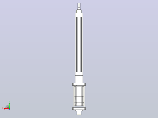 轻载电动缸TPA-ESR40-1210C-L250-M-CA-W-P40-C3后视缩略图
