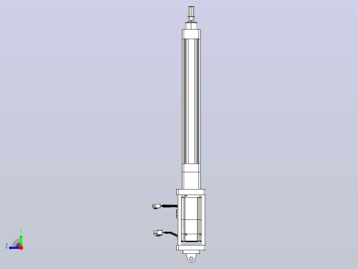 轻载电动缸TPA-ESR40-1210C-L250-M-CA-W-P40-C3右视缩略图