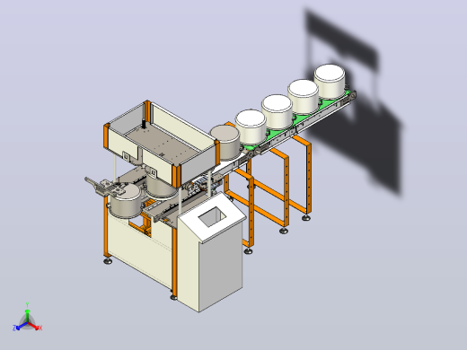 输送机 输送设备automatic-transfer-system-1-模型格式为 x_t