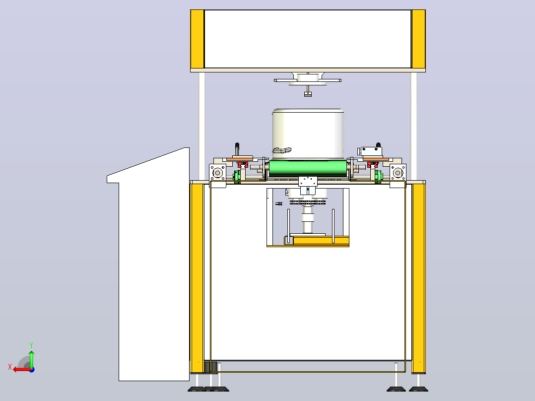 输送机 输送设备automatic-transfer-system-1-模型格式为 x_t后视图