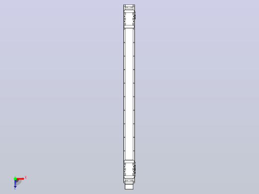 滚珠丝杠线性轴TPA-GCRS-80-1610C-L450-MP-M20-N3俯视缩略图