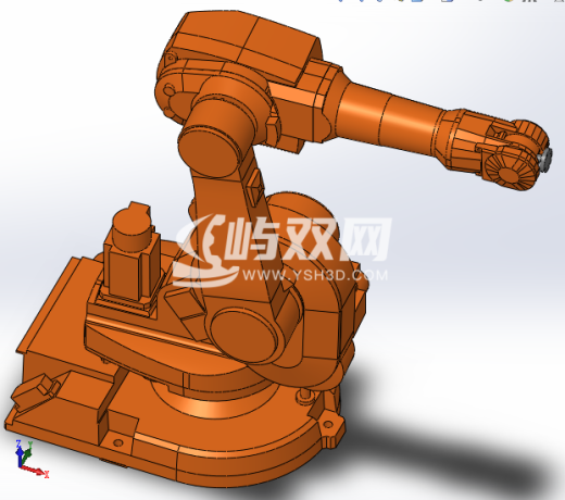 rb1600-6-1200_m2004六轴可运动机器人模型缩略图