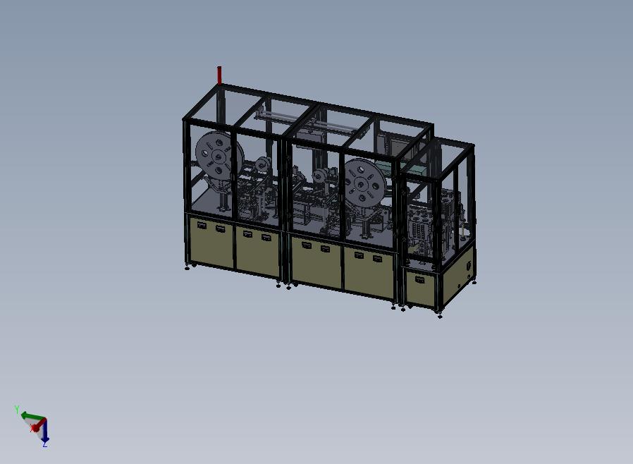 全自动裁切自动上料组装线