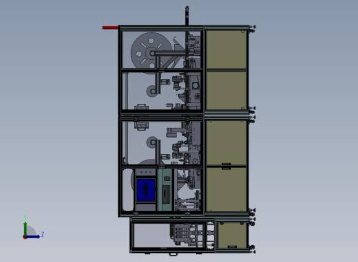 全自动裁切自动上料组装线左视缩略图