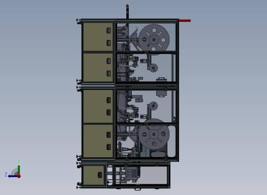 全自动裁切自动上料组装线右视缩略图