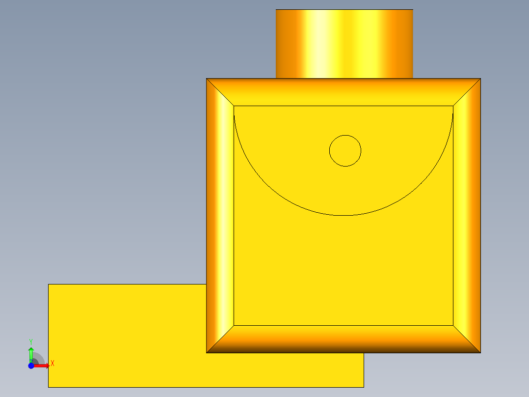 智能车刀刃磨机机械结构设计（cad+ug+说明书）前视图