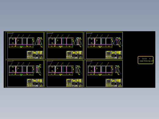 170平方双室三电场除尘器CAD全套图纸220TH锅炉烟气除尘电除尘器