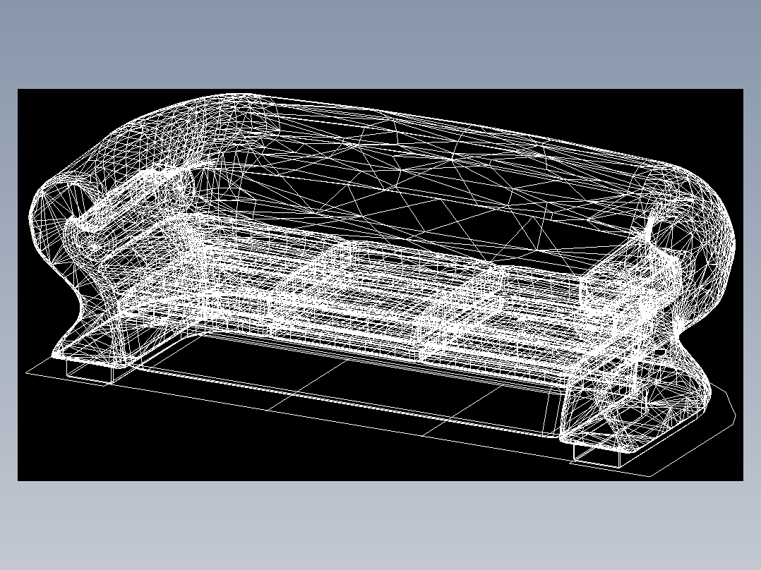 室内家具和灯具等的模型十二-K-S32-3