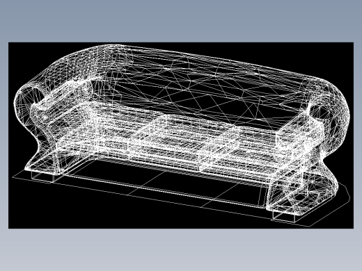室内家具和灯具等的模型十二-K-S32-3