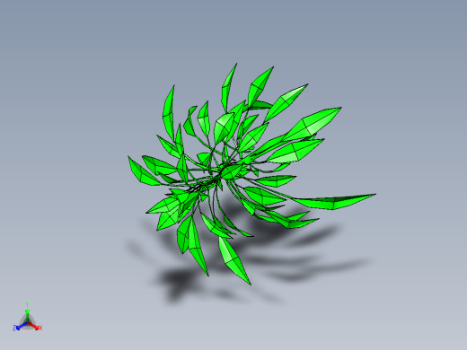 绿色植物设计正等轴测缩略图