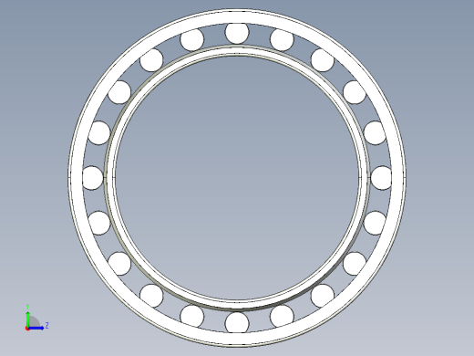 9款JRK轴承模型3D图纸 Solidworks设计 附IGS左视缩略图