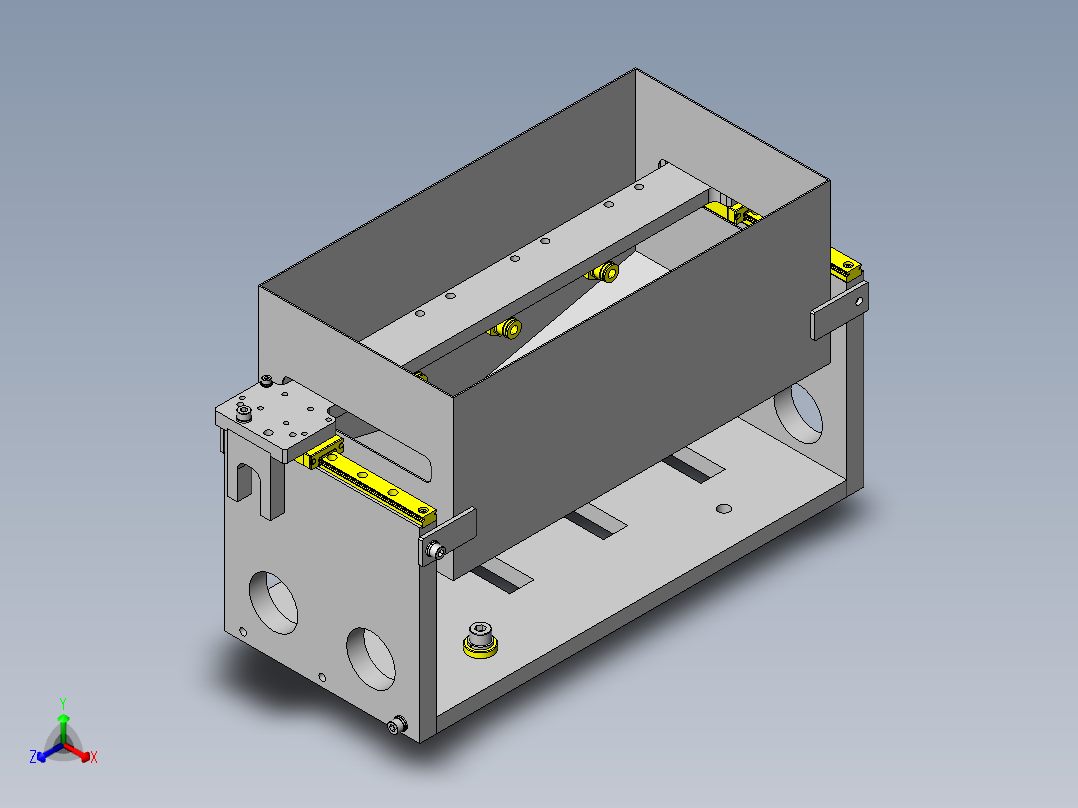 常用机械结构 (466)正等轴测图