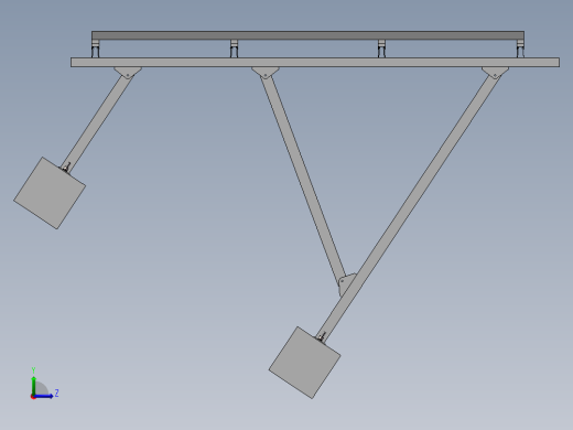 太阳能光伏架子左视缩略图
