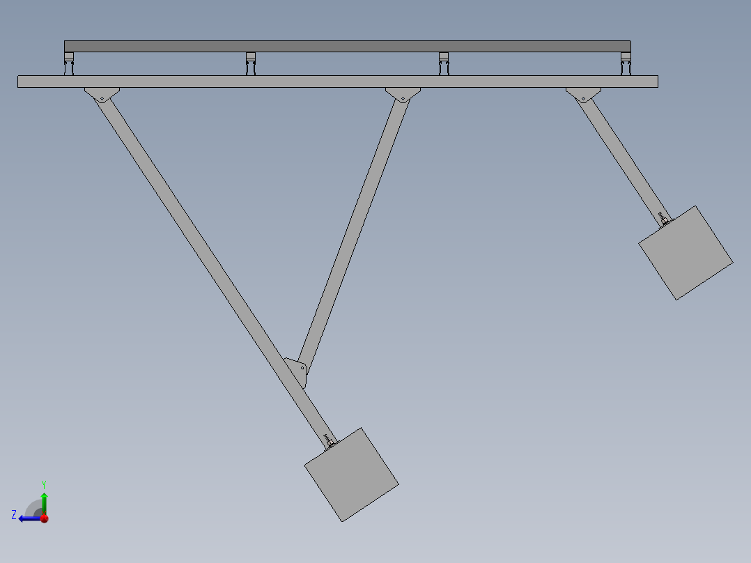 太阳能光伏架子右视图