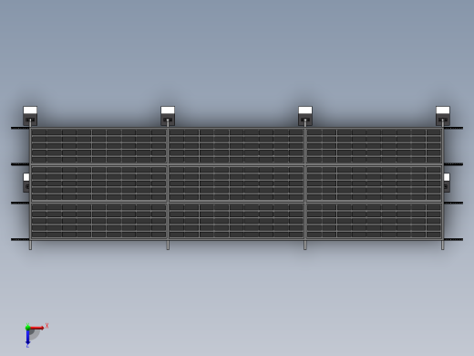 太阳能光伏架子俯视缩略图