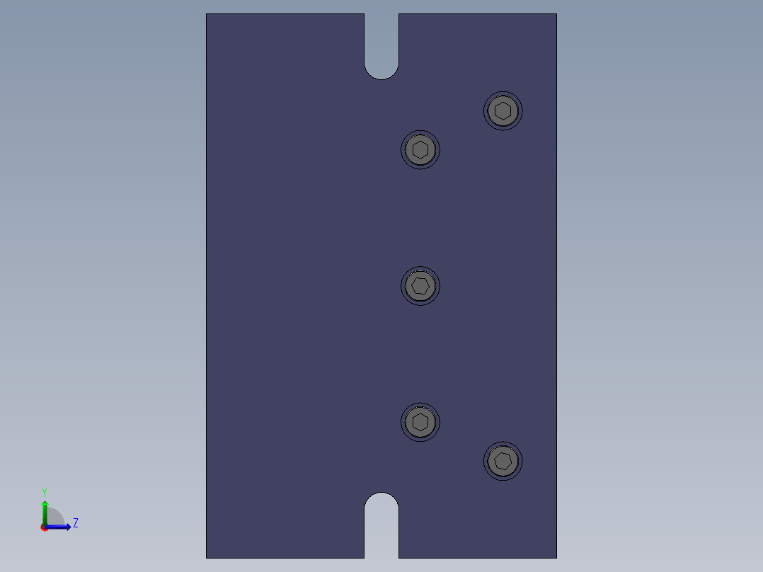 汽车刹车泵壳体左视图