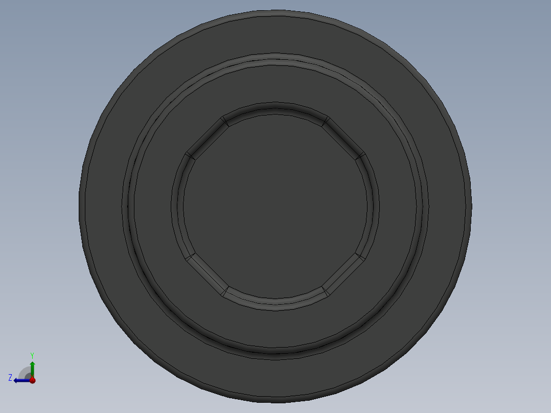 乐高机械组车桥-6587 OldDkGray Technic Axle 3 with Stud右视图