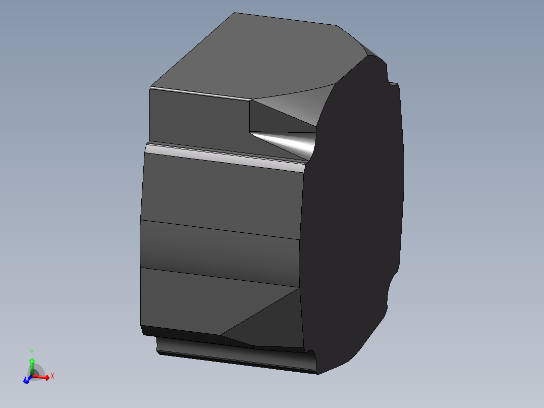 异步电机B_Lagerschild_070主视图