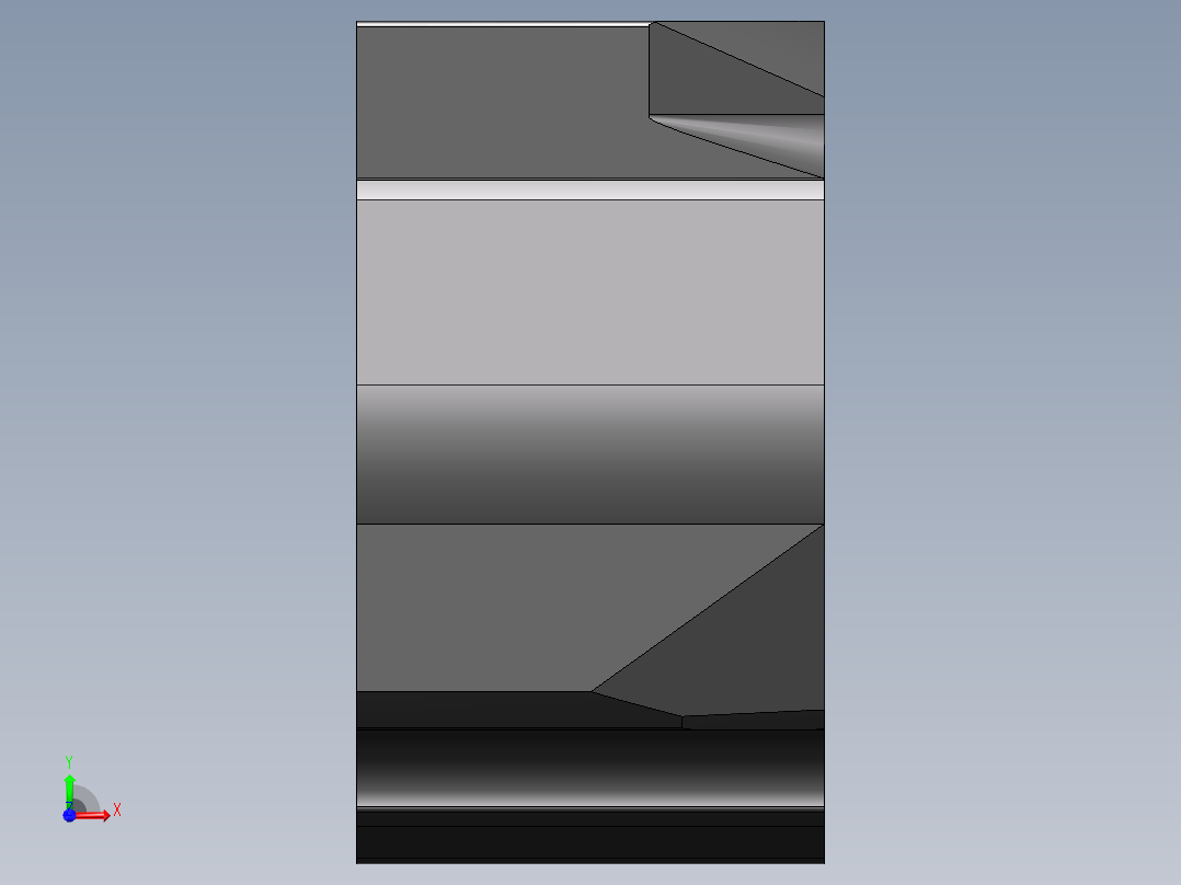 异步电机B_Lagerschild_070前视图