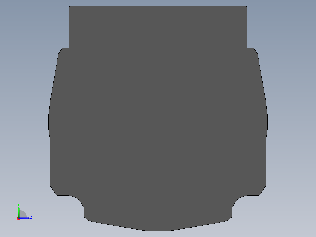 异步电机B_Lagerschild_070左视图