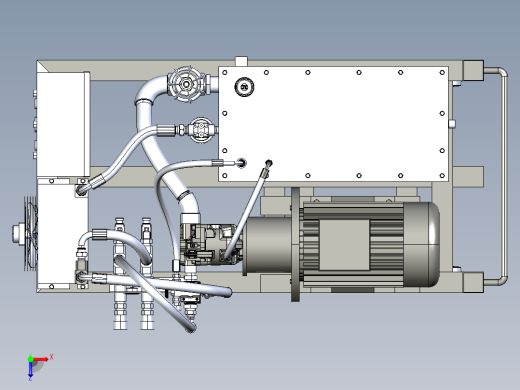 液压控制箱俯视缩略图