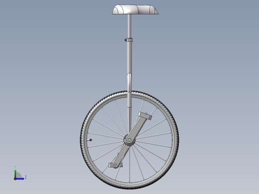 90---独轮车sw2010三维图纸模型设计图纸左视缩略图