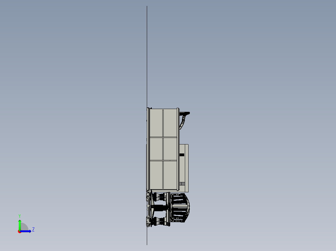office-room-set-amir-办公室桌椅左视图