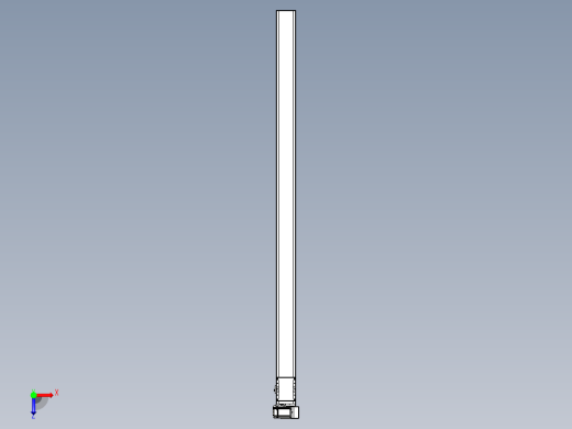 同步带全封闭直线模组TPA-HCB-105D-90-L1950-RU-C-P20-N3俯视缩略图