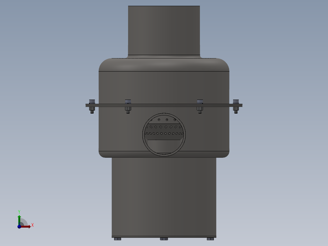 食品垃圾处理器设计含SW三维图==919898==500ku前视图