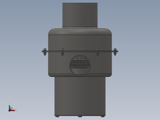 食品垃圾处理器设计含SW三维图==919898==500ku前视缩略图
