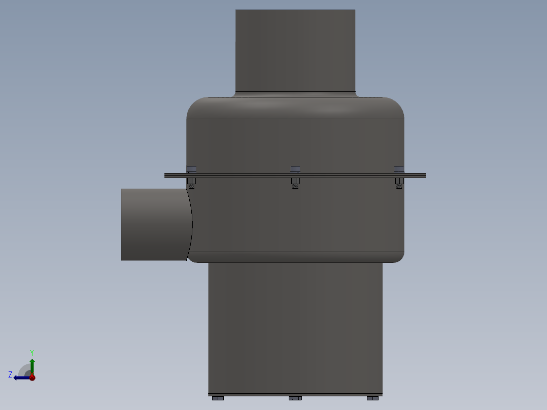 食品垃圾处理器设计含SW三维图==919898==500ku右视图