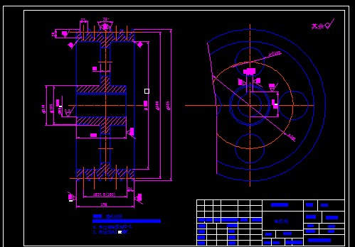 反击锤式破碎机CAD图 机械设计参考资料设计素材