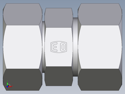 卡套式工业通用硬管接头EO_Distance_piece_adapter_DA25ZSCF前视缩略图