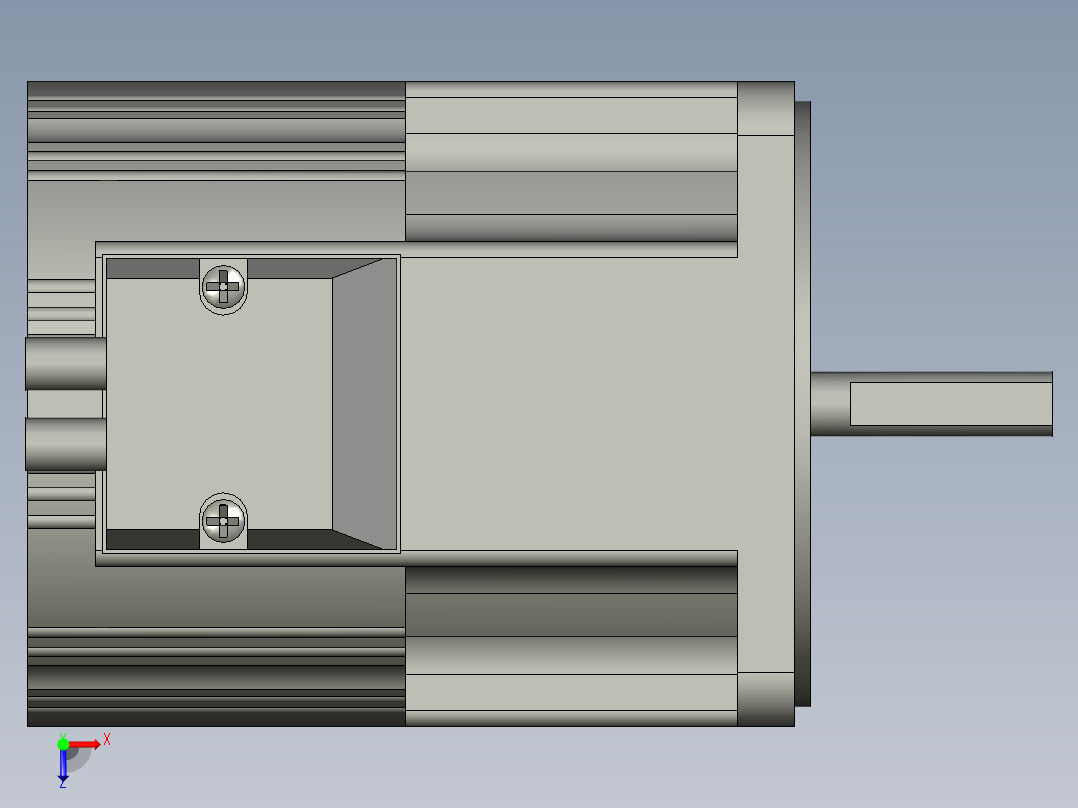 MBMP3A1ESC无刷电机俯视图