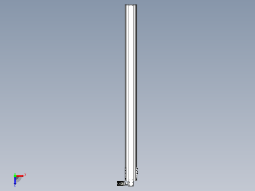 东锦同步带传动-直线滑台模组DH210B-L150-S2700-BL-P750W-C3俯视缩略图