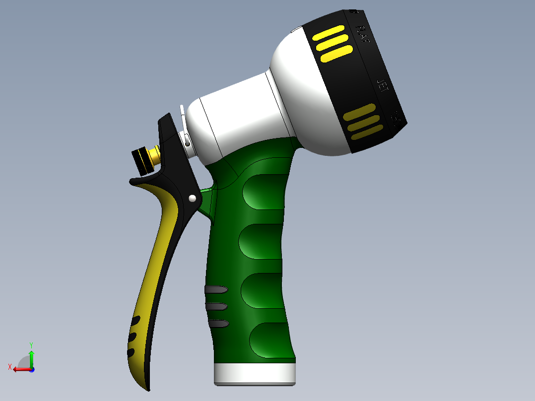 水喷嘴工业设计- 63756-22后视图