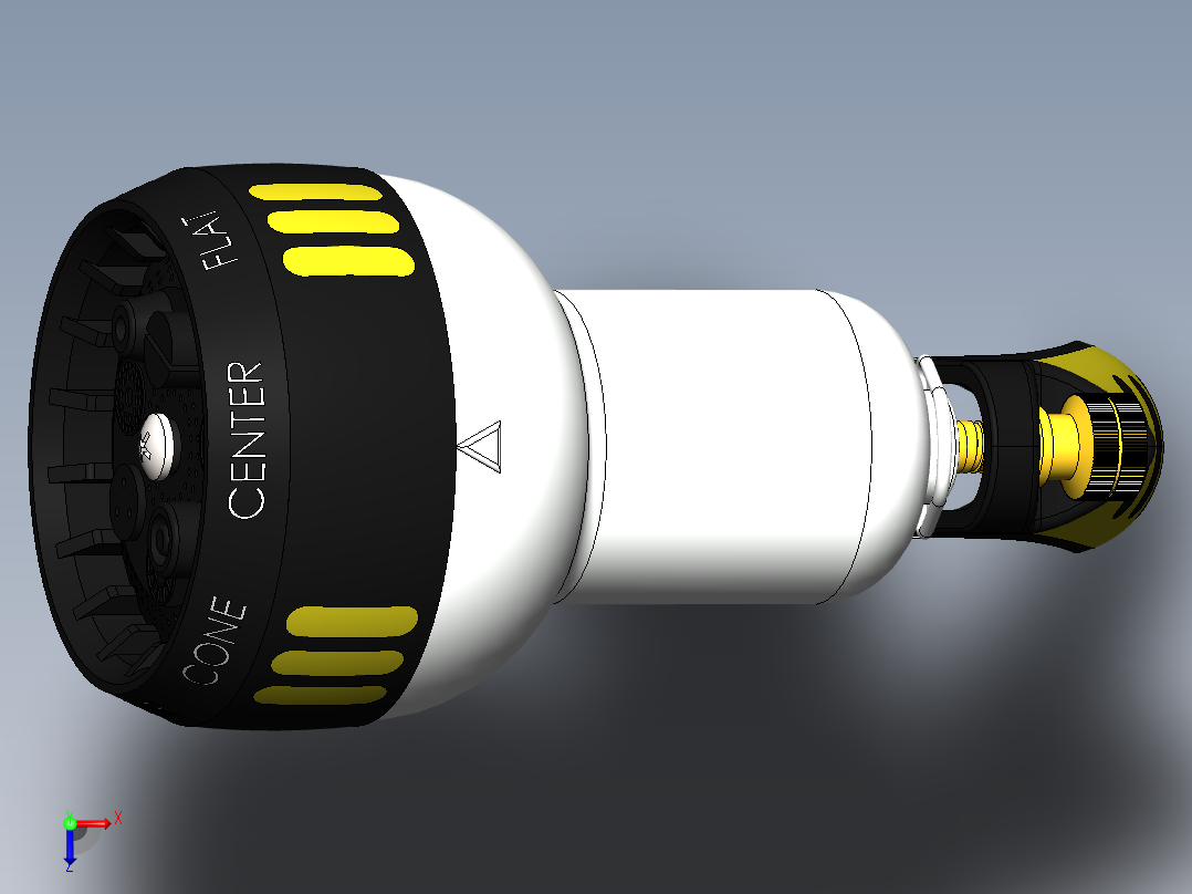 水喷嘴工业设计- 63756-22俯视图