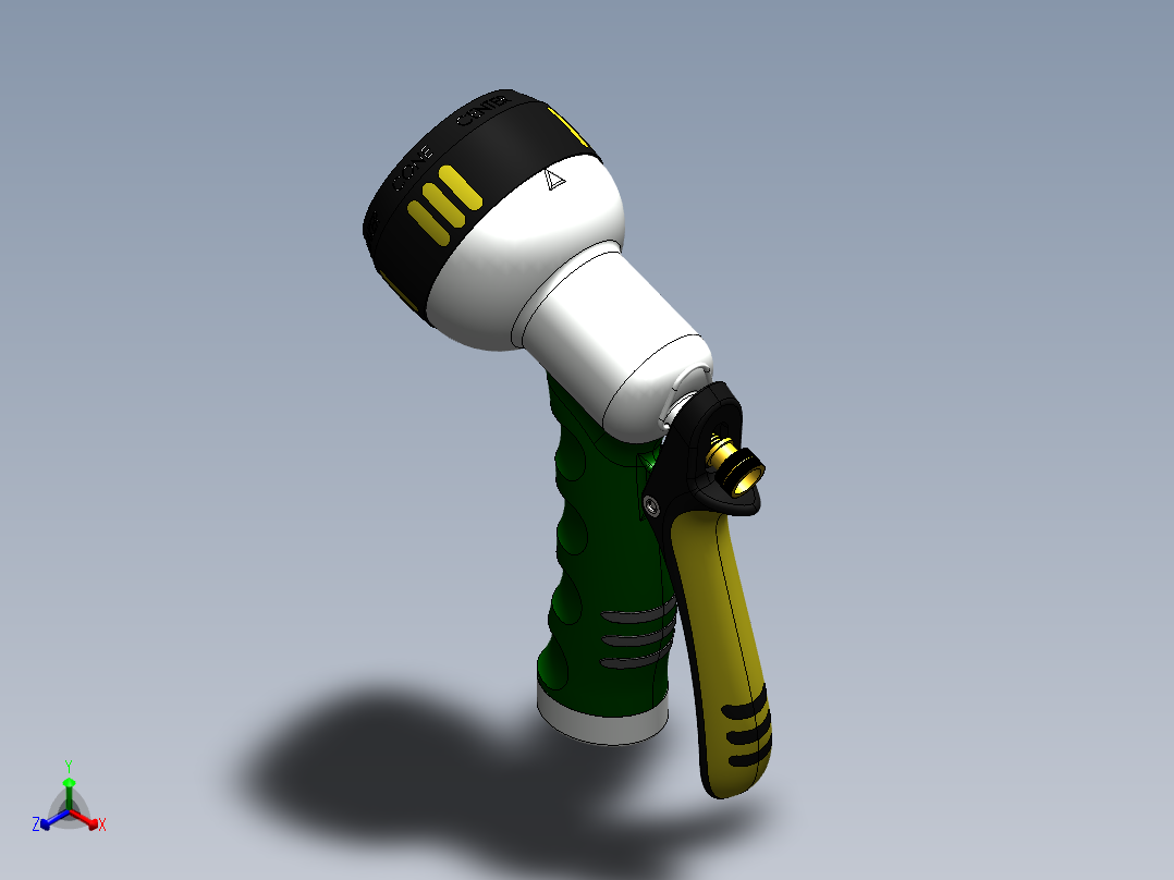 水喷嘴工业设计- 63756-22正等轴测图