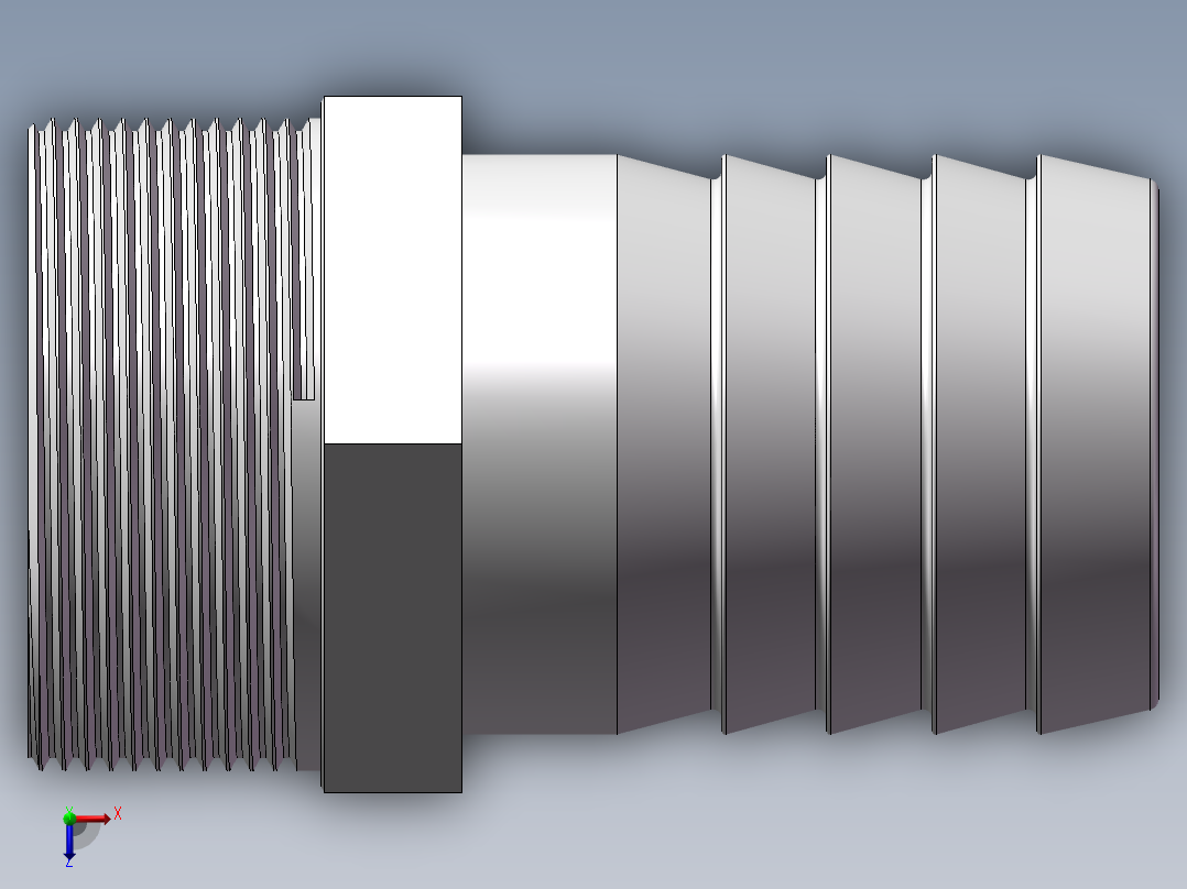 水管接头-有边 [DN50X52.5]俯视图