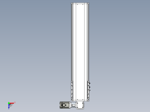 东锦同步带传动-直线滑台模组DH210B-L150-S800-BL-P750W-C3俯视缩略图