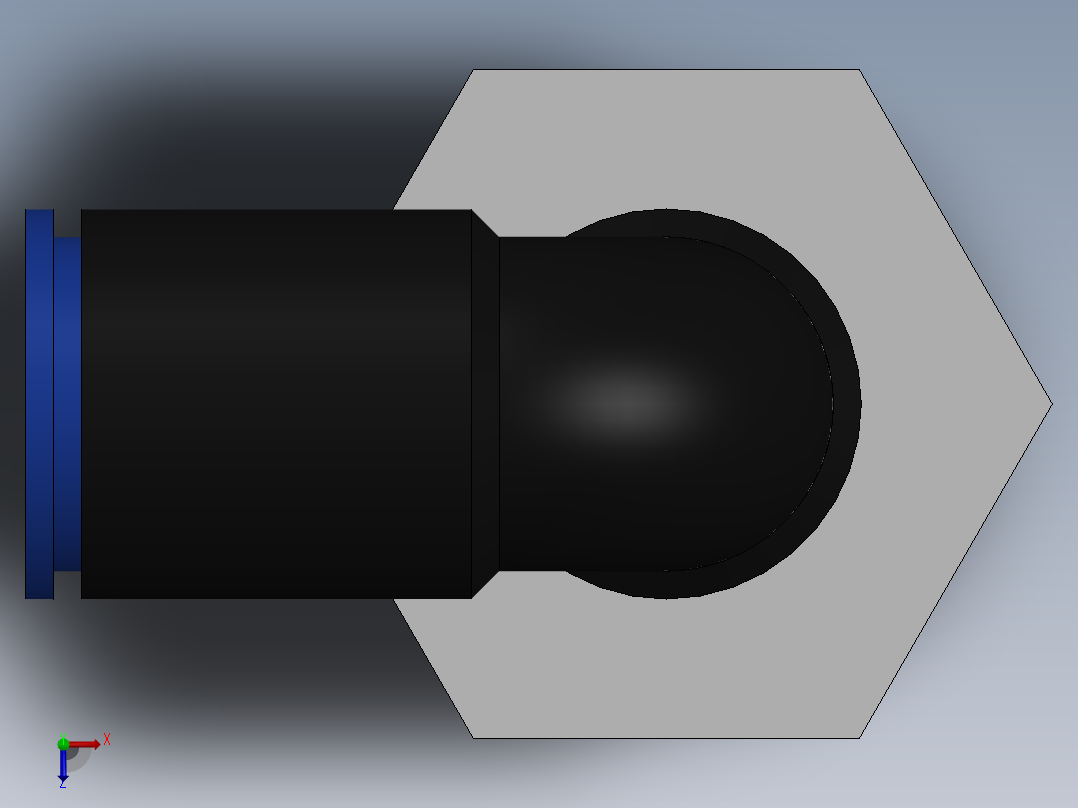 Ø8 x 1-2G COTOVELO 90° MACHO GIRAT. (C02470848)俯视图