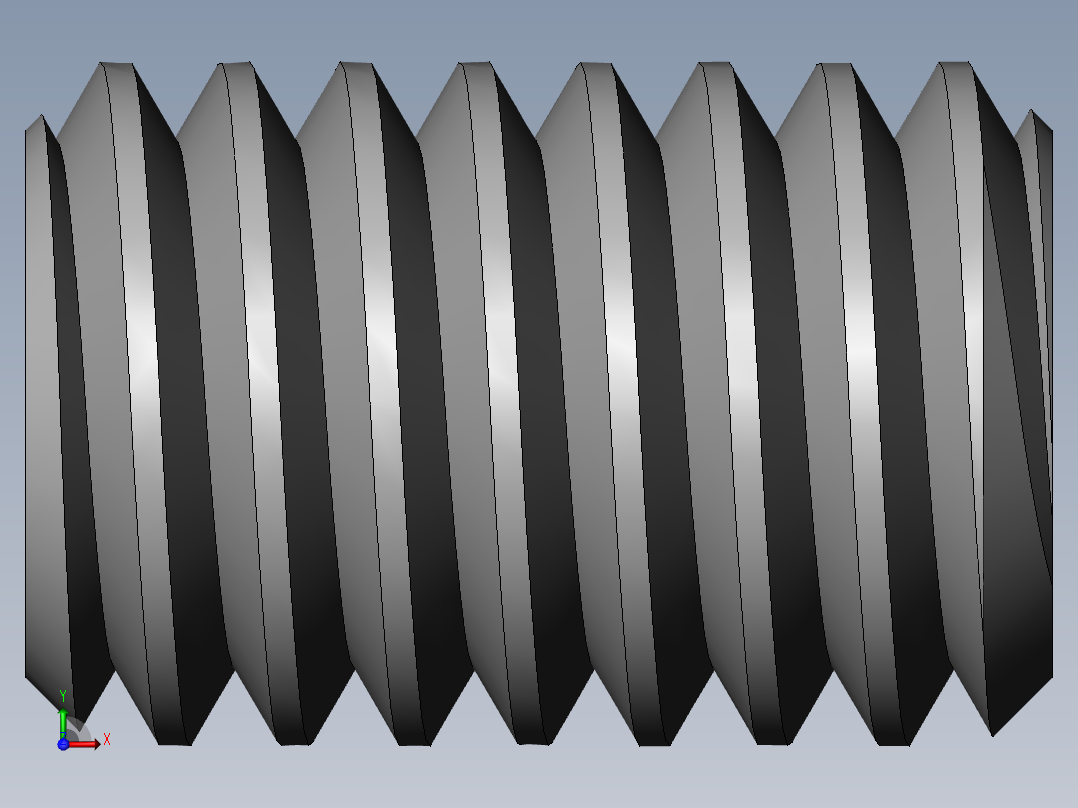 DIN 913-ISO 4026 固定螺钉-M4 L=6.SLDPRT前视图