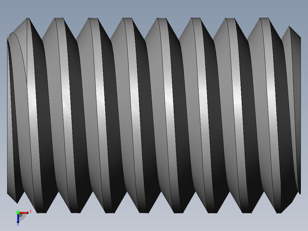 DIN 913-ISO 4026 固定螺钉-M4 L=6.SLDPRT俯视图