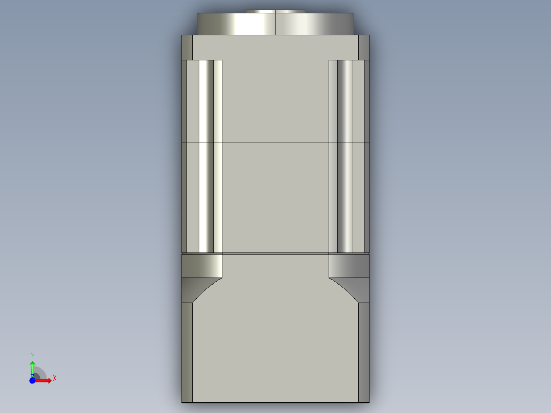 斜齿孔PGH060-L2 14-50-70-M4.STEP前视图