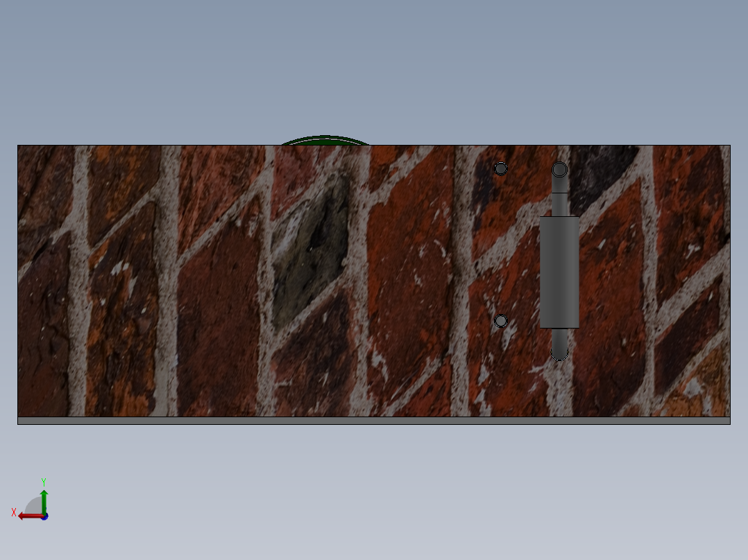 60 CC四冲程汽油发动机后视图