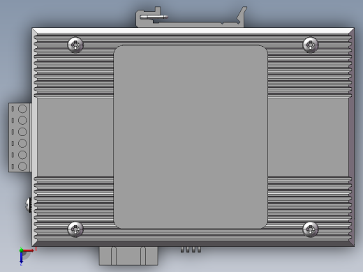 光电转换器eki-2541m三维模型俯视缩略图